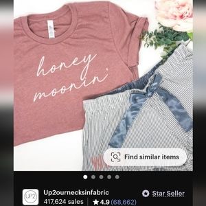 Mauve Honeymoonin' T Shirt